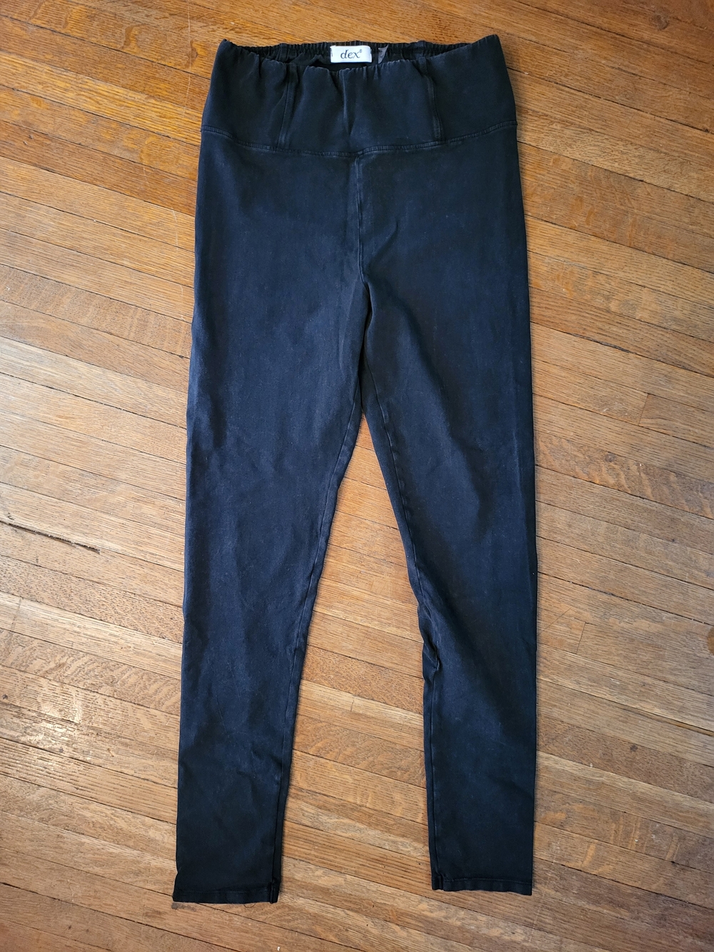 Dex Black Women's High-Waist Stretch Leggings